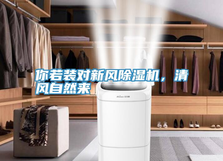 你若裝對新風除濕機，清風自然來