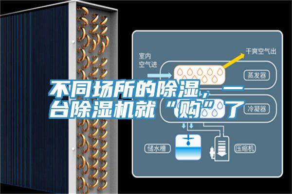 不同場所的除濕，一臺除濕機就“購”了