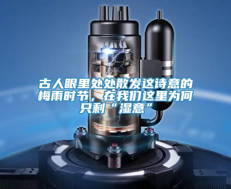 古人眼里處處散發(fā)這詩意的梅雨時節(jié)，在我們這里為何只剩“濕意”