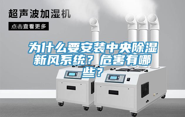 為什么要安裝中央除濕新風(fēng)系統(tǒng)？危害有哪些？