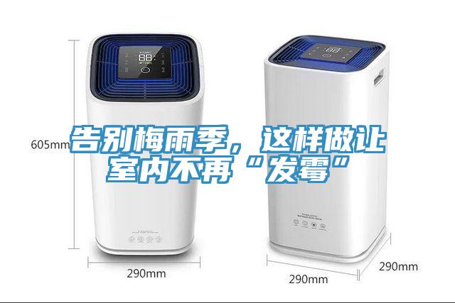 告別梅雨季，這樣做讓室內不再“發(fā)霉”