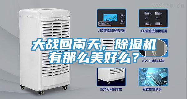 大戰(zhàn)回南天，除濕機有那么美好么？