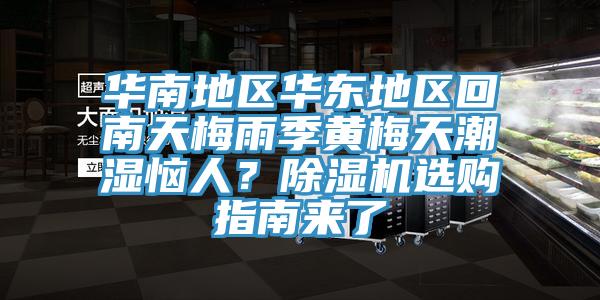 華南地區(qū)華東地區(qū)回南天梅雨季黃梅天潮濕惱人？除濕機(jī)選購指南來了