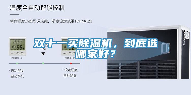 雙十一買除濕機，到底選哪家好？