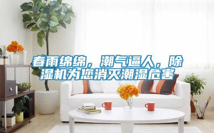 春雨綿綿，潮氣逼人，除濕機(jī)為您消滅潮濕危害