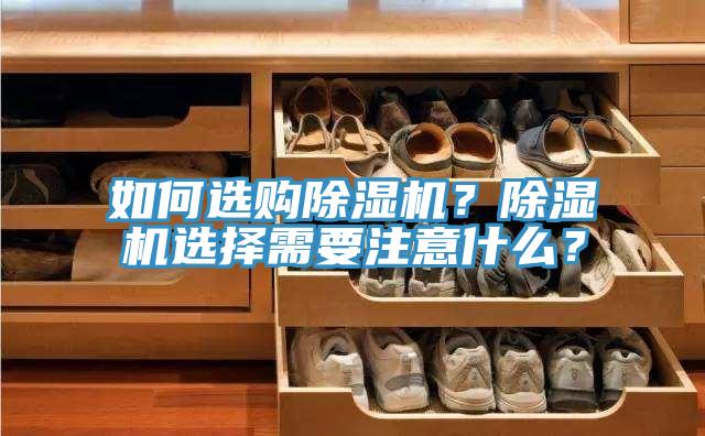 如何選購除濕機？除濕機選擇需要注意什么？