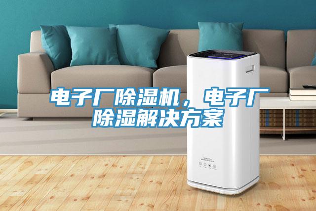 電子廠除濕機，電子廠除濕解決方案