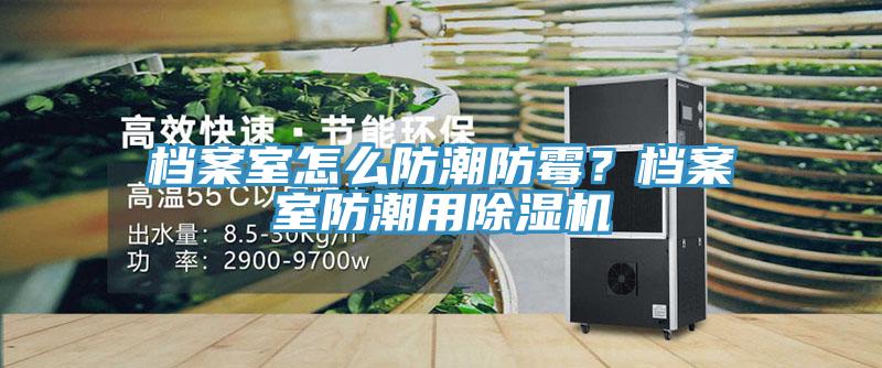 檔案室怎么防潮防霉？檔案室防潮用除濕機