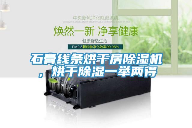石膏線條烘干房除濕機，烘干除濕一舉兩得
