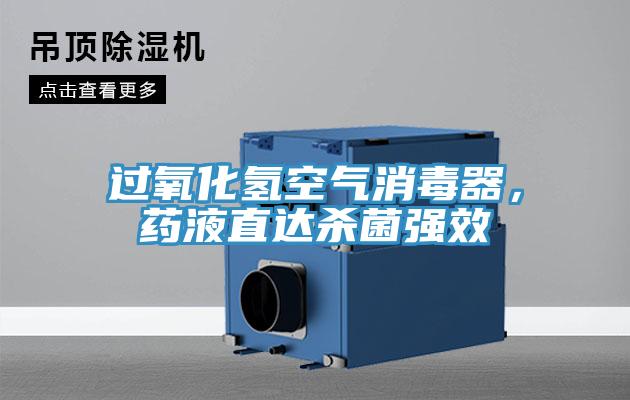 過氧化氫空氣消毒器，藥液直達殺菌強效