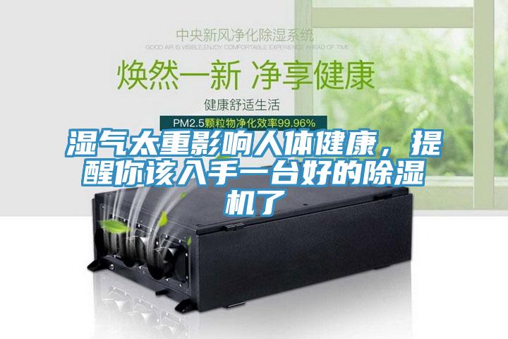 濕氣太重影響人體健康，提醒你該入手一臺好的除濕機了