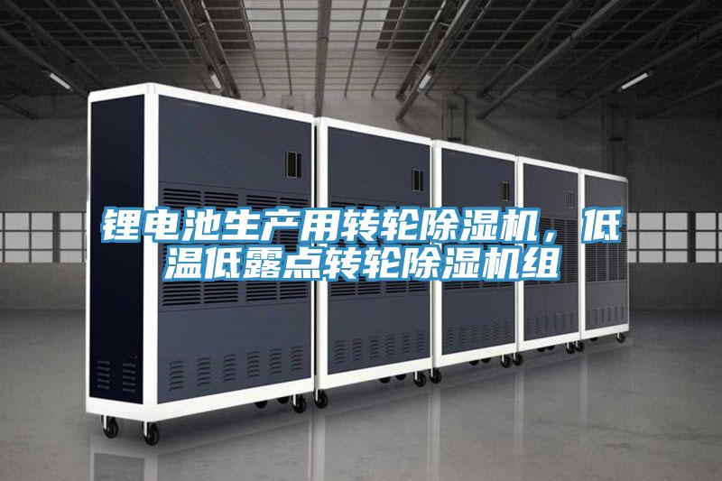 鋰電池生產(chǎn)用轉(zhuǎn)輪除濕機，低溫低露點轉(zhuǎn)輪除濕機組