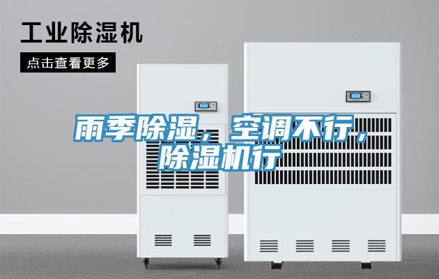 雨季除濕，空調(diào)不行，除濕機(jī)行