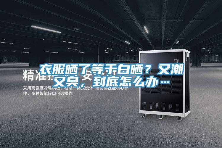衣服曬了等于白曬？又潮又臭，到底怎么辦…
