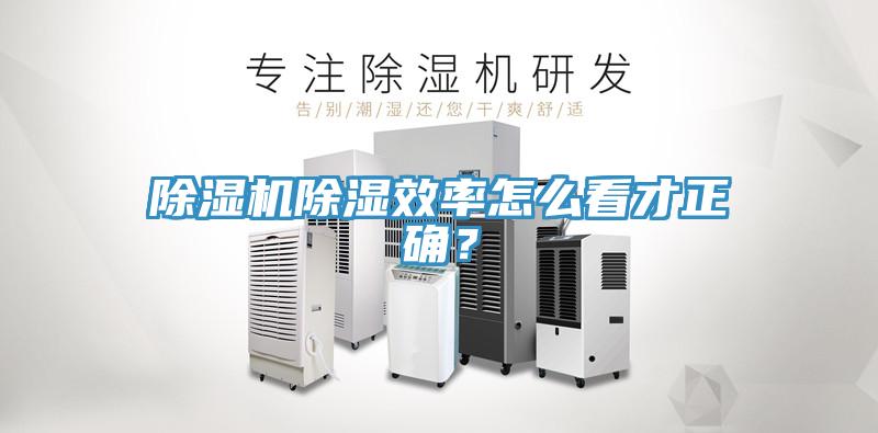 除濕機(jī)除濕效率怎么看才正確？
