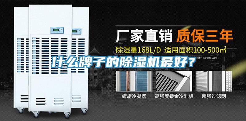 什么牌子的除濕機最好？