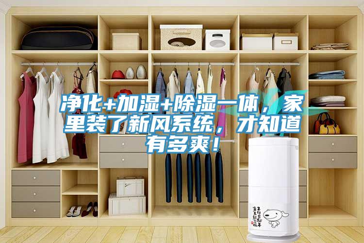 凈化+加濕+除濕一體，家里裝了新風(fēng)系統(tǒng)，才知道有多爽！