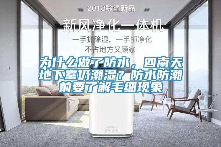 為什么做了防水，回南天地下室仍潮濕？防水防潮前要了解毛細(xì)現(xiàn)象