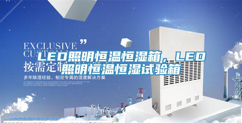 LED照明恒溫恒濕箱，LED照明恒溫恒濕試驗箱