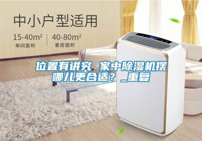 位置有講究 家中除濕機擺哪兒更合適？_重復(fù)