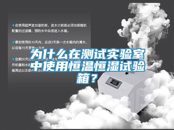 為什么在測(cè)試實(shí)驗(yàn)室中使用恒溫恒濕試驗(yàn)箱？