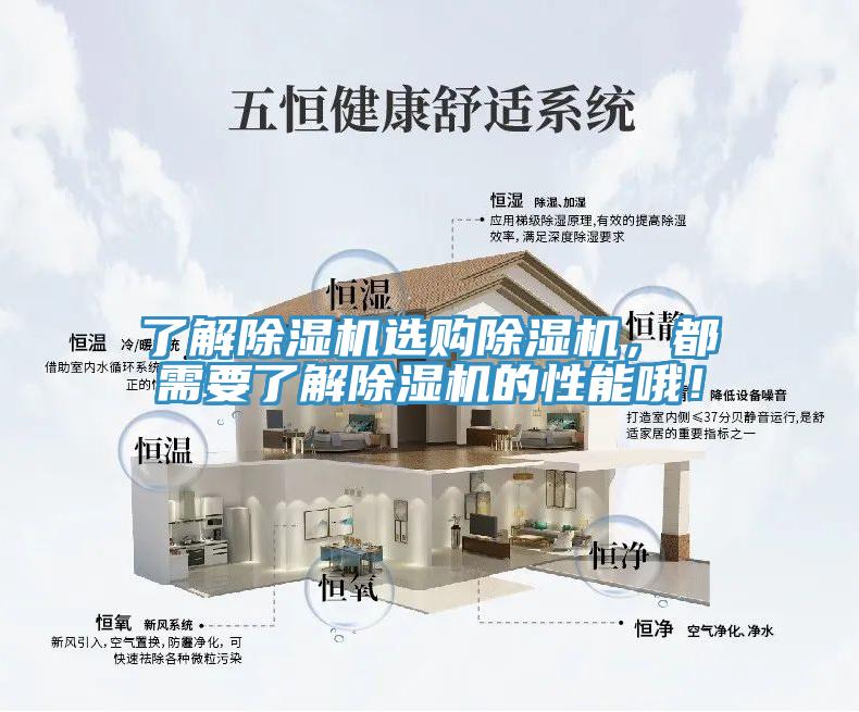了解除濕機(jī)選購(gòu)除濕機(jī)，都需要了解除濕機(jī)的性能哦！