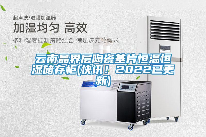 云南晶界層陶瓷基片恒溫恒濕儲(chǔ)存柜(快訊！2022已更新)