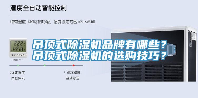 吊頂式除濕機(jī)品牌有哪些？吊頂式除濕機(jī)的選購技巧？