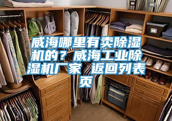 威海哪里有賣除濕機(jī)的？威海工業(yè)除濕機(jī)廠家 返回列表頁