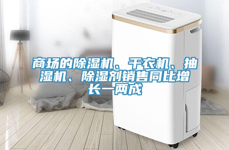 商場(chǎng)的除濕機(jī)、干衣機(jī)、抽濕機(jī)、除濕劑銷售同比增長(zhǎng)一兩成