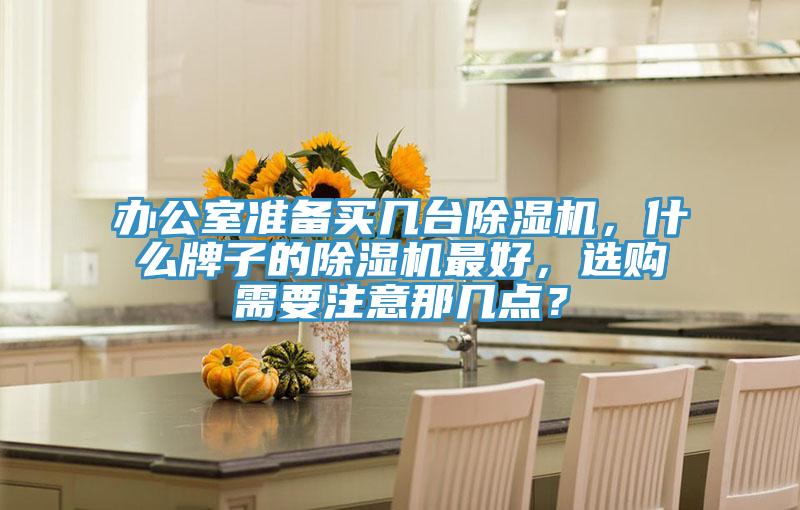 辦公室準(zhǔn)備買幾臺除濕機(jī)，什么牌子的除濕機(jī)最好，選購需要注意那幾點(diǎn)？