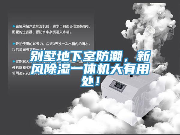 別墅地下室防潮，新風除濕一體機大有用處！