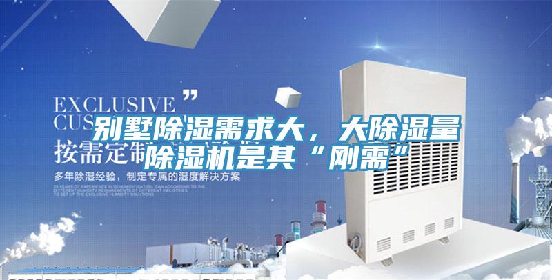 別墅除濕需求大，大除濕量除濕機(jī)是其“剛需”