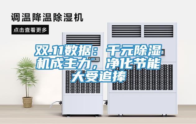 雙.11數(shù)據(jù)：千元除濕機(jī)成主力，凈化節(jié)能大受追捧