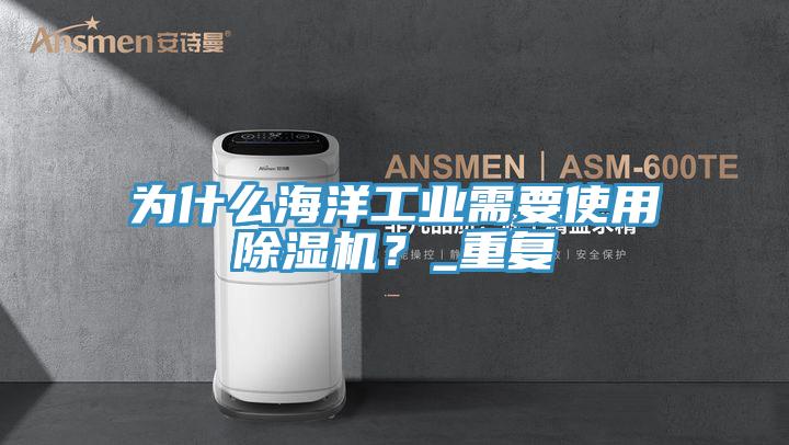 為什么海洋工業(yè)需要使用除濕機？_重復