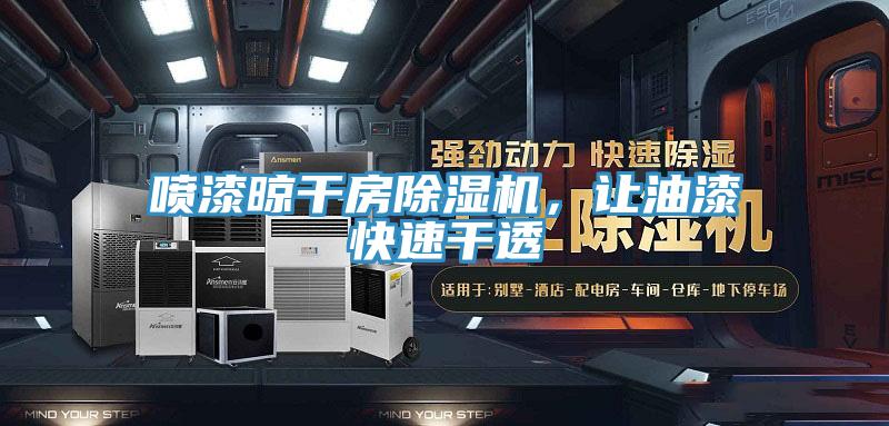 噴漆晾干房除濕機(jī)，讓油漆快速干透