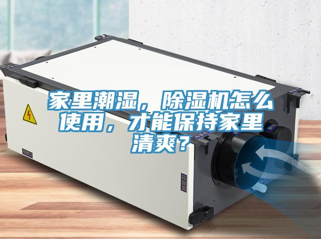 家里潮濕，除濕機(jī)怎么使用，才能保持家里清爽？