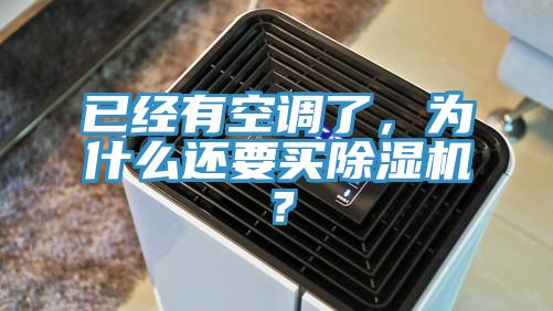 已經(jīng)有空調(diào)了，為什么還要買除濕機(jī)？
