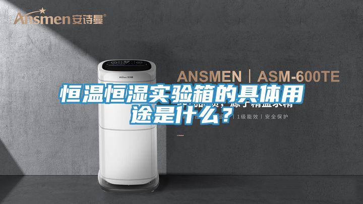 恒溫恒濕實(shí)驗(yàn)箱的具體用途是什么？