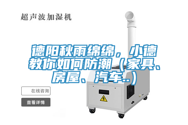 德陽秋雨綿綿，小德教你如何防潮（家具、房屋、汽車..）