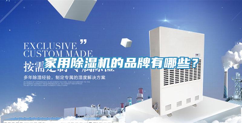 家用除濕機的品牌有哪些？