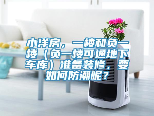 小洋房，一樓和負一樓（負一樓可通地下車庫）準備裝修，要如何防潮呢？