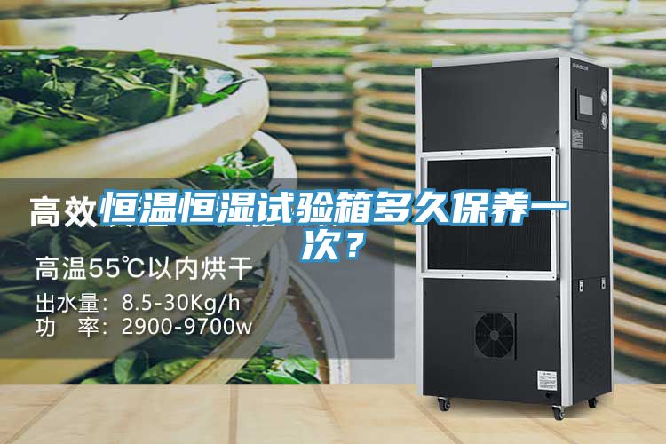 恒溫恒濕試驗(yàn)箱多久保養(yǎng)一次？
