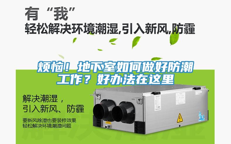 煩惱！地下室如何做好防潮工作？好辦法在這里