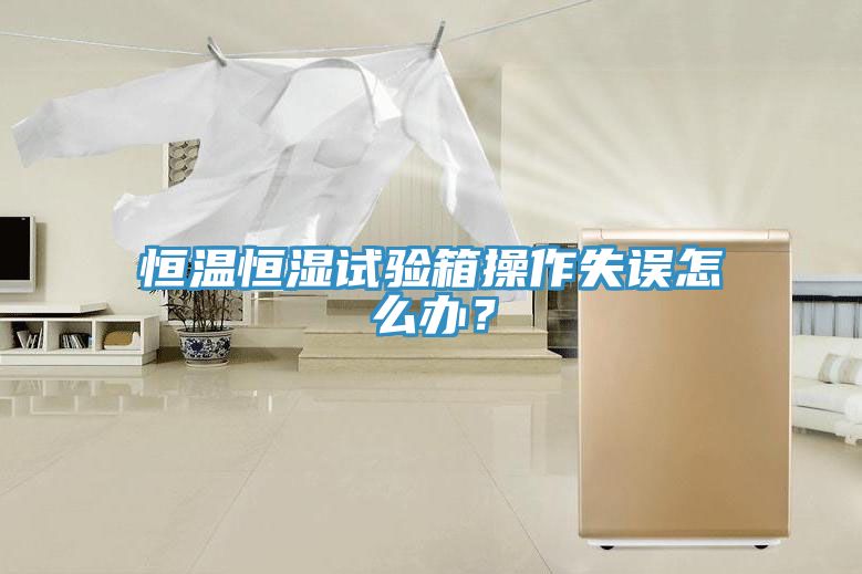 恒溫恒濕試驗箱操作失誤怎么辦？