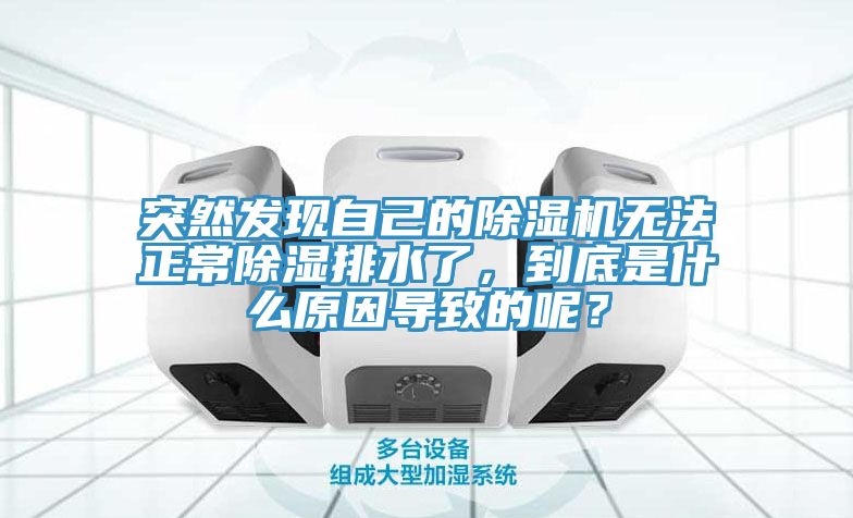 突然發(fā)現(xiàn)自己的除濕機無法正常除濕排水了，到底是什么原因導致的呢？