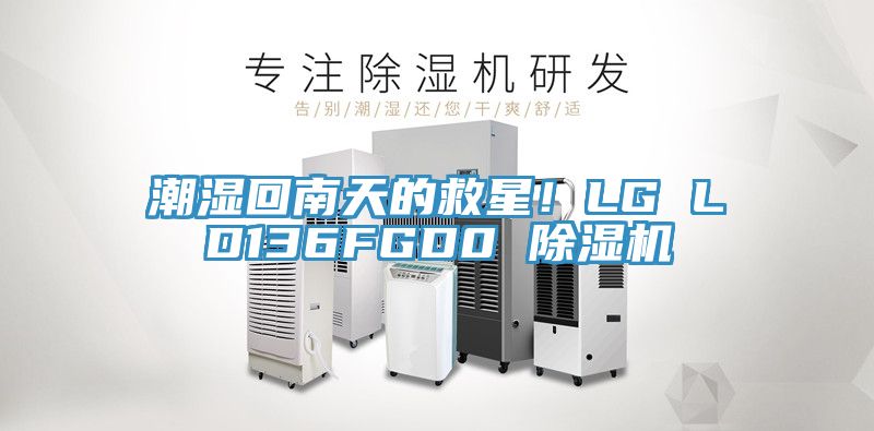 潮濕回南天的救星！LG LD136FGD0 除濕機