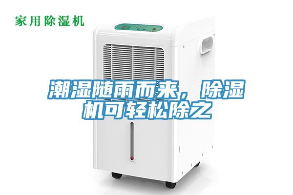 潮濕隨雨而來，除濕機可輕松除之