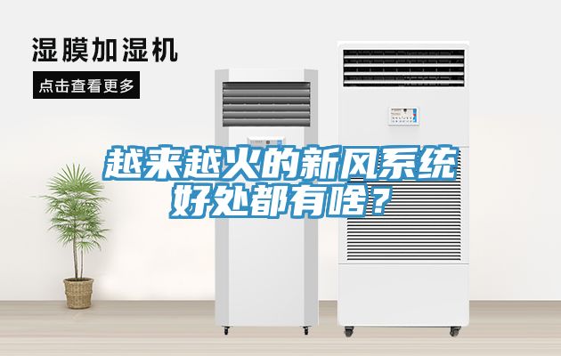 越來越火的新風(fēng)系統(tǒng)好處都有啥？