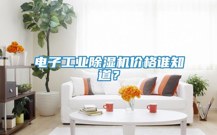 電子工業(yè)除濕機(jī)價(jià)格誰(shuí)知道？